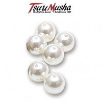 TSURI MUSHA Invitation Pearl [White] #8 (20pcs)