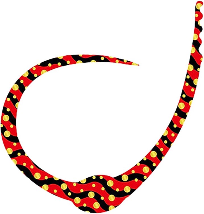 SASA LABO KCSC-05 King Cobra Single Curly #05 Red Zebra Gold Dot