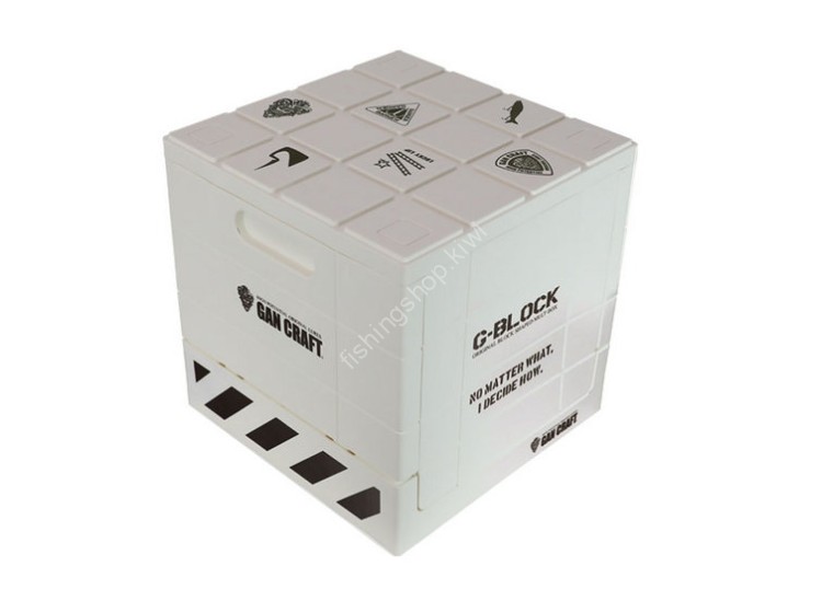 GAN CRAFT Original Block Shaped Mult-Box G-BLOCK 20 #03 White