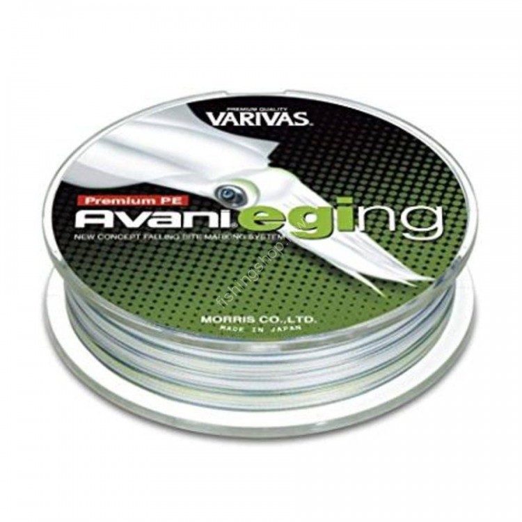 Varivas Avani Eging LS4 PE Tip Run 200m #PE-0.6 (Green)*สายพีอีตก