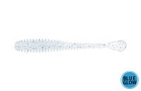 ISSEI Kaitaro Bulky Spatula 1.8'' #063 Clear Blue Flake (Blue Yako)