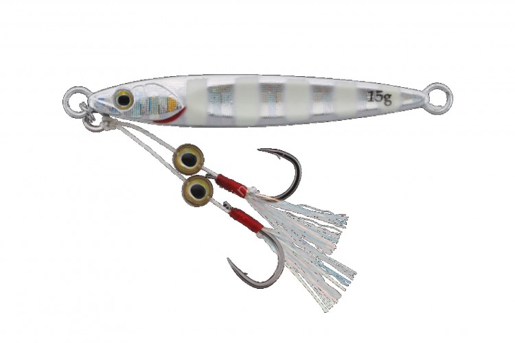 JACKALL Big Backer Fit Jig 5.0g #Glow Stripe / Border Holo