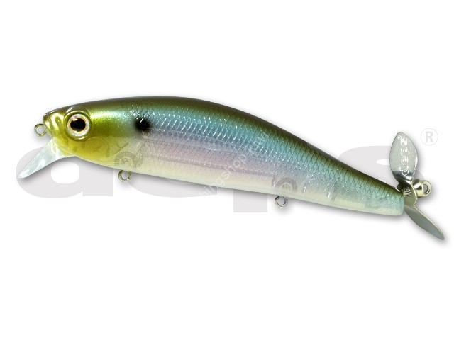 DEPS Spiral Minnow #77 Ghost Minnow