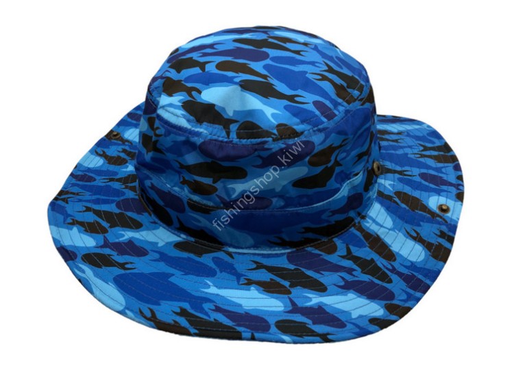 KOHINATA Cap Gyogyo Hat 10340 #Fish Shadow (Blue Duck)