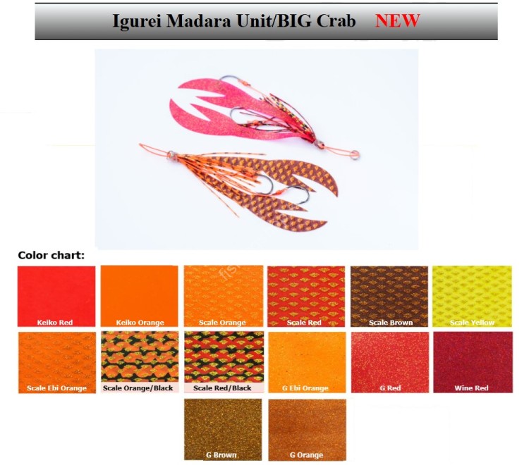 MIYAICHI Igurei Madara Unit Big Crab #09 Uroko Red Black
