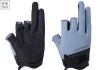 SHIMANO GL-008V Basic Gloves 3 (Light Blue) M