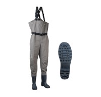 PAZDESIGN PBW-482 BS Chest High Boots Waders RD (Charcoal) M