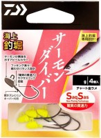 DAIWA Kaijo Tsuribori Salmon Diver SS 1.0g #Chart Gold Lame