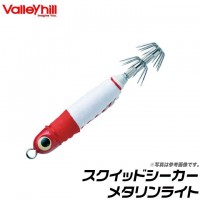 VALLEY HILL SSMTL12-01 Squid Seeker Metal'n Light No. 12 # 01 Red / White
