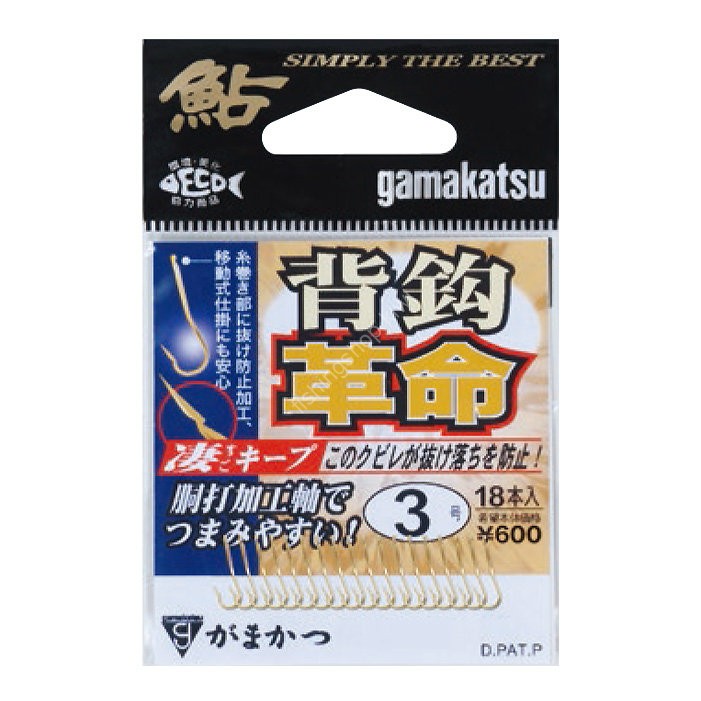GAMAKATSU Bari Revolution Double Short [Gold] #3 (18pcs)