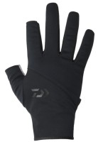 DAIWA DG-5324W Windproof Light Game Gloves 2 Pieces Cut (Black) M