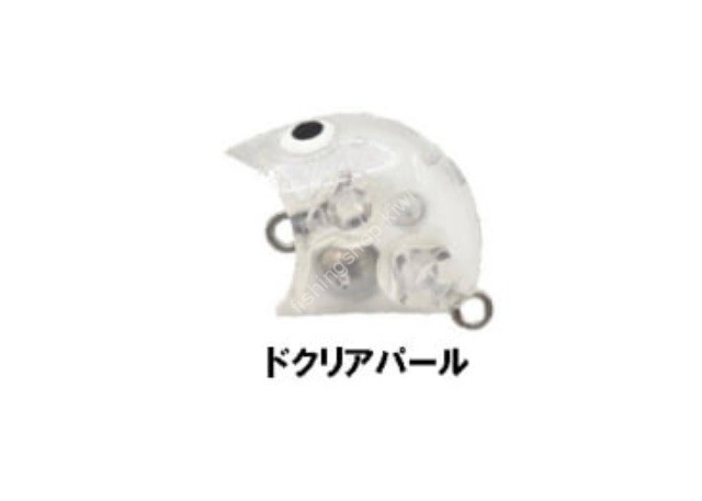 FAT FACTORY Clear Splash Rattle 20mm 1.8g #Dokuri Pearl