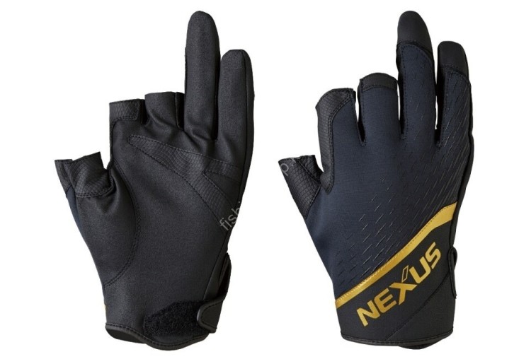 SHIMANO GL-102V Nexus Windproof Gloves 3 (Black) M