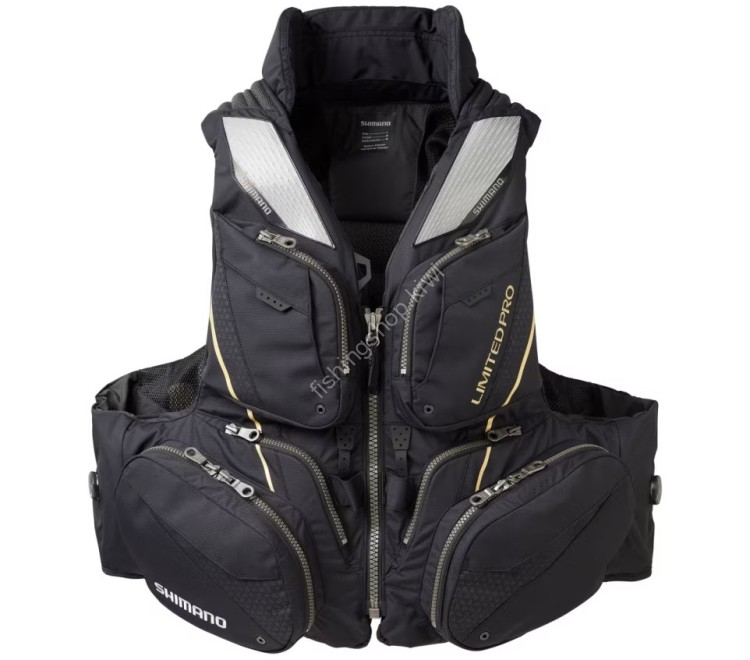 SHIMANO VF-130W Limited Pro Floating Vest With Pillow (Limited Black) XL