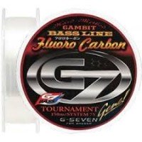 G-SEVEN Gambit Bass Line Tournament Fluorocarbon [Natural] 150m #2 (8lb)