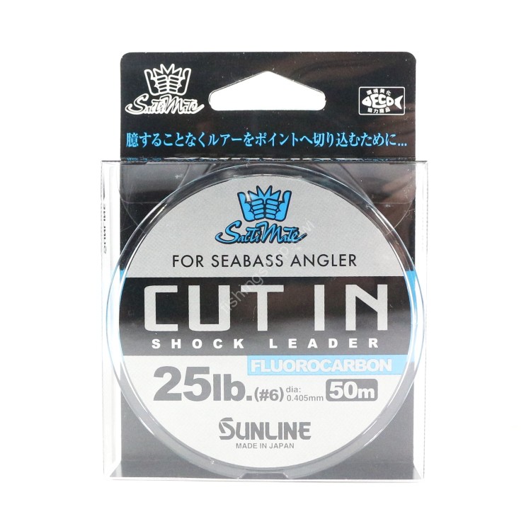 SUNLINE Saltymate Cut In [Clear] 50m #6 (25lb)