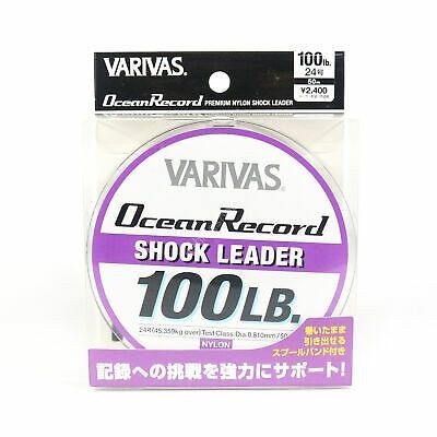 VARIVAS Eging Ocean Record Shock Leader 50 m 100Lb # 24