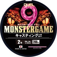 DUEL Monstergame® 9 Casting ⇆ [Pink Purple] 200m #2.0 (38lb)