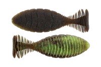 JACKALL Shibo Flat 3.6" #Jimmy Green Pumpkin/Chart (5pcs)