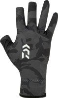 DAIWA DG-8224 Flat Palmless Gloves (Black Camo) M