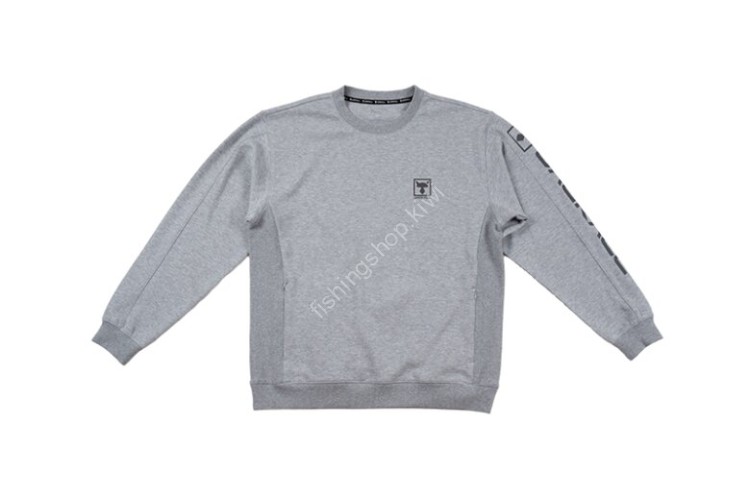 JACKALL SW-A001 Crew Neck Sweat [Gray] XL
