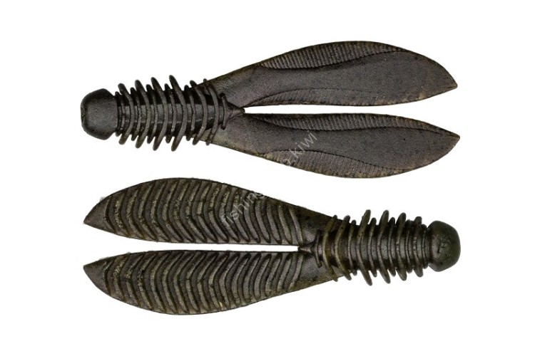 JACKALL Ribbing Bunny 3.8'' #Double Green Pumkin (5pcs)