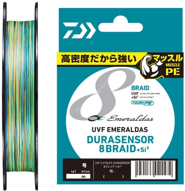 DAIWA UVF Emeraldas Dura Sensor 8Braid +SiВІ [10m x 3colors] 150m #0.6 (11lb)