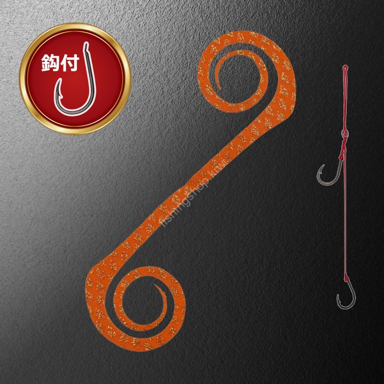 MATSUOKA SPECIAL Alpha 80mm with Hooks #Orange Gold Lame