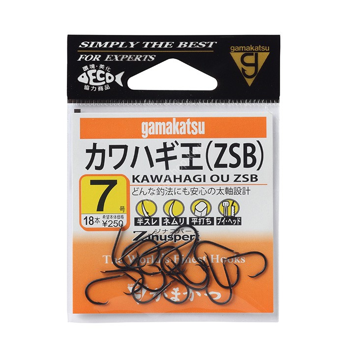 GAMAKATSU 66392 Kawahagi Ou ZSB #7 (18pcs)