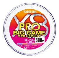 DUEL Hardcore X8 Pro Big Game [5-color Marking] 300m #4 (60lb)