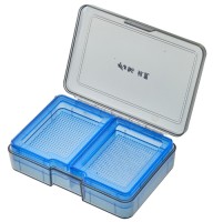 GAMAKATSU Gama Wakasagi Ginrei Bait Box WK2001 #2 Clear Gray x Blue