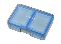 GAMAKATSU Bait Box WK2001 Gama Wakasagi Ginrei #2 Clear Gray/Blue