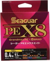 KUREHA Seaguar PE X8 [10m x 5colors] 150m #0.4 (9.1lb)