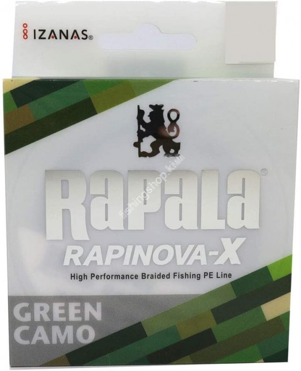 RAPALA Rapinova-X [Green Camo] 100m #4.0 (55lb)