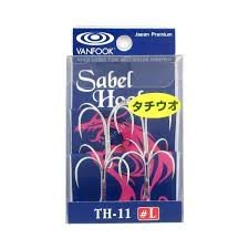 VANFOOK Sabel Hooker TH-11 [Silver] S (5pcs)