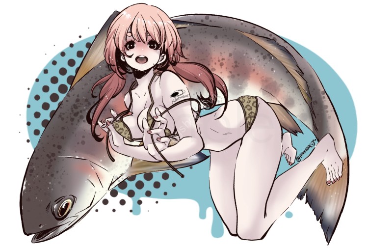 J-LIKE PRODUCT Fish Art Sticker Mini #Yamame