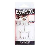 SASAME Flatfish Treble TEN2W [White] #6 (5pcs)