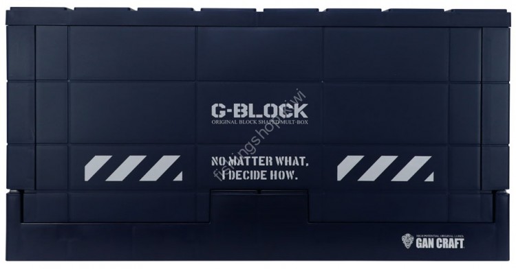GAN CRAFT Original Block Shaped Mult-Box G-BLOCK38 #02 Navy
