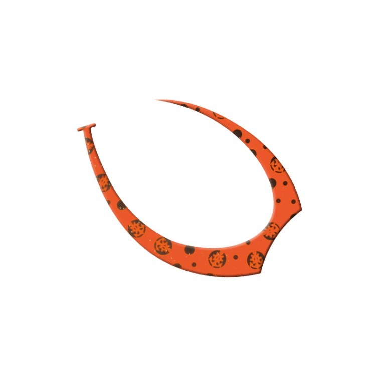 KAIYU Sea God Silicone Tie Big WG Hercules #IS Orange Dot