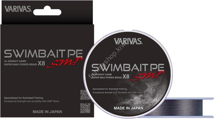 VARIVAS SuiBait PE SMP X8 [Dark Gray] 100m #6 (90lb)