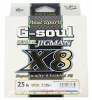 YGK G-Soul Super Jig Man X8 [Multicolor] 200m #1.2 (25lb)