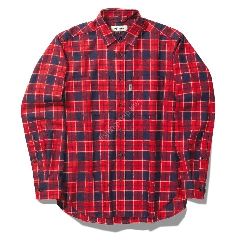 TIEMCO Foxfire TS Warm Check Shirt (Red) XL