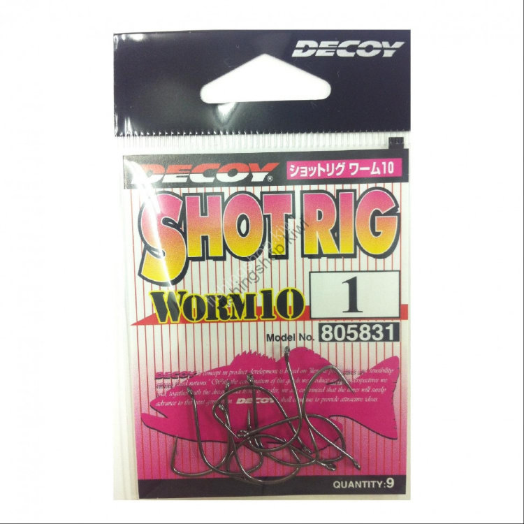 DECOY Shot Rig Worm 10 1 Hooks, Sinkers, Other buy at