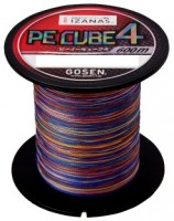 GOSEN PE Cube4 [10m x 5colors] 600m #1.2 (21lb)