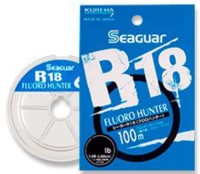KUREHA Seaguar R18 Fluoro Hunter TACT [Clear] 100m #0.5 (2lb)