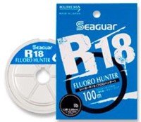 KUREHA Seaguar R18 Fluoro Hunter TACT [Clear] 100m #0.5 (2lb)