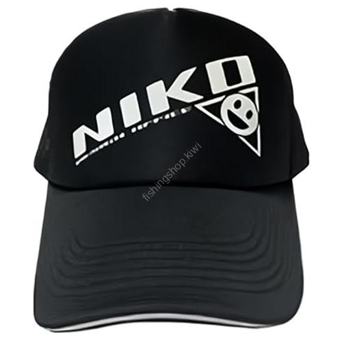 SYSTEM HAL Niko Design Niko American Cap [All Black/Gray Logo] Free