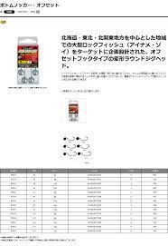GAMAKATSU Bottom Knocker Offset [NS Black] 6g #1/0 (4pcs)