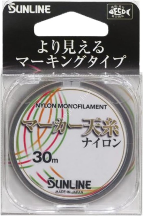 SUNLINE Marker Tenito Nylon [Green x Orange x Pink] HG 30m #1