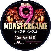 DUEL Monstergame® 9 Casting ⇆ [Pink Purple] 200m #1.5 (31lb)